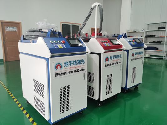 6 Mode Las 8KW 8m Fiber Laser Welder, Welder Untuk Baja Dan Aluminium