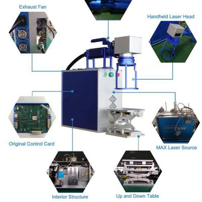 Mesin Penandaan Laser 1060nm 0.01mm Untuk Logam, Mesin Penandaan Laser Serat 50w