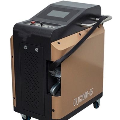 Mesin Pembersih Laser Serat MOPA 500W JPT MAX Untuk Menghilangkan Karat Berat