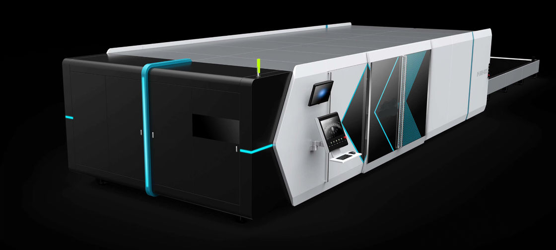 Mesin Pemotong Laser IPG 20mm CNC Metal Cutting 8025 Untuk Plat Baja