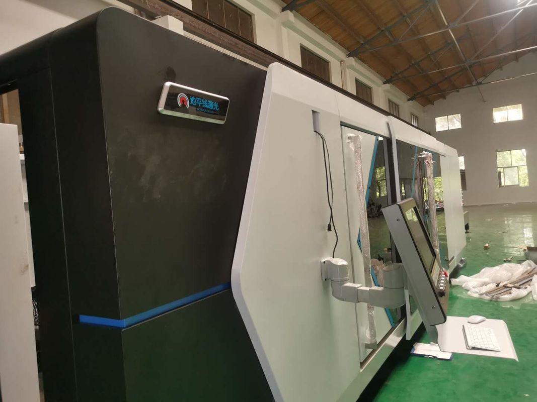 Mesin Pemotong Laser IPG 20mm CNC Metal Cutting 8025 Untuk Plat Baja