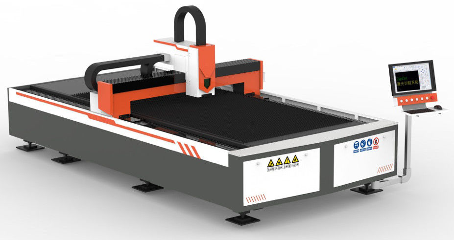 1000W / 1500W / 2000W / 3000W / 4000W IPG / MAX 3015 meja tunggal tanpa penutup mesin pemotongan laser serat CNC