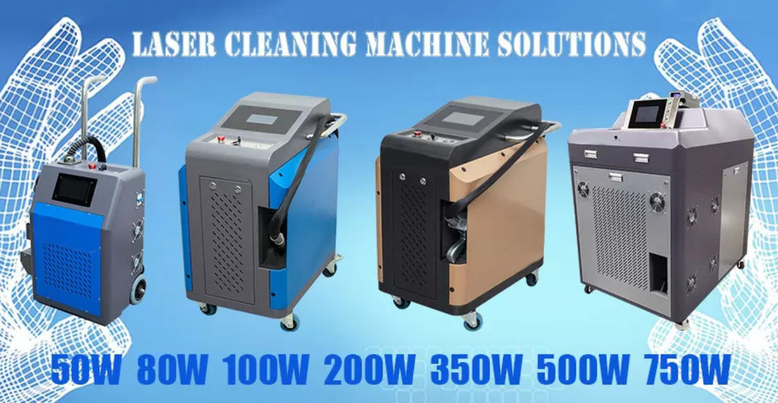 Mesin Pembersih Laser Logam 200W Pendingin Udara 1064nm