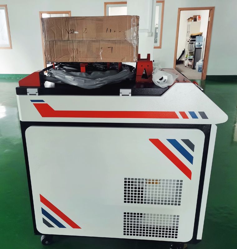 Layar Sentuh LED CE QBH 0.1mm Fiber Laser Welder