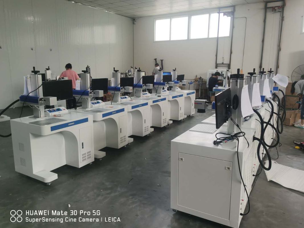 Mesin Penandaan Laser Logam 30W 60khz, Mesin Penandaan Laser Untuk Plastik