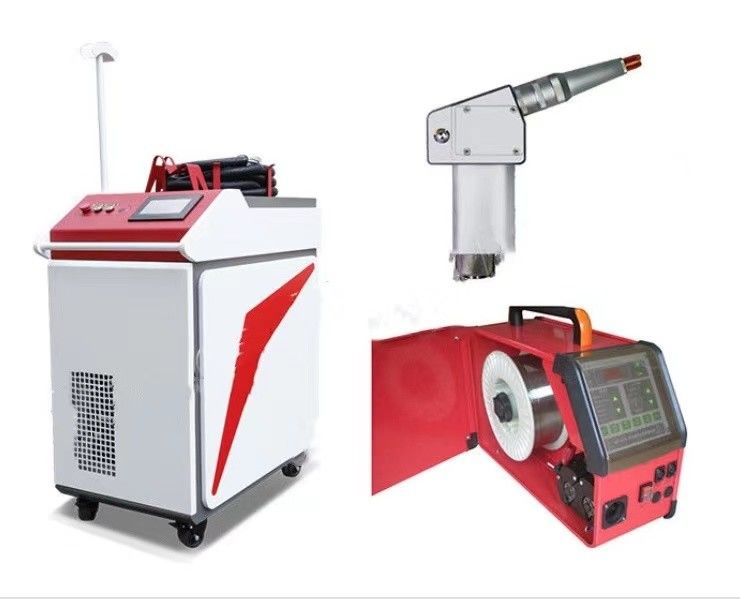 OEM 8m Handheld Laser Welder 1000W Pendulum Air Pendingin Ganda