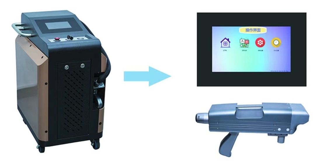 Pulse 200W 0.05mm Laser Paint Dan Alat Penghilang Karat
