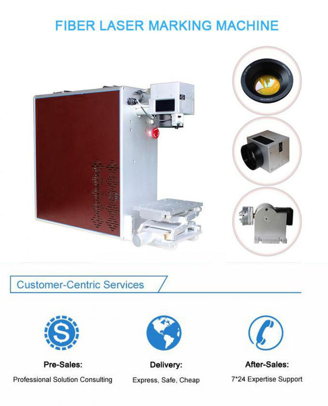 Mesin Penandaan Laser 1060nm 0.01mm Untuk Logam, Mesin Penandaan Laser Serat 50w