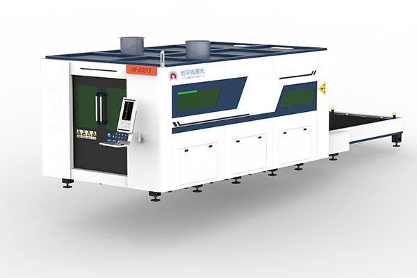 Mesin Pemotong Laser 4000mm Tertutup 50mm Untuk Plat Baja