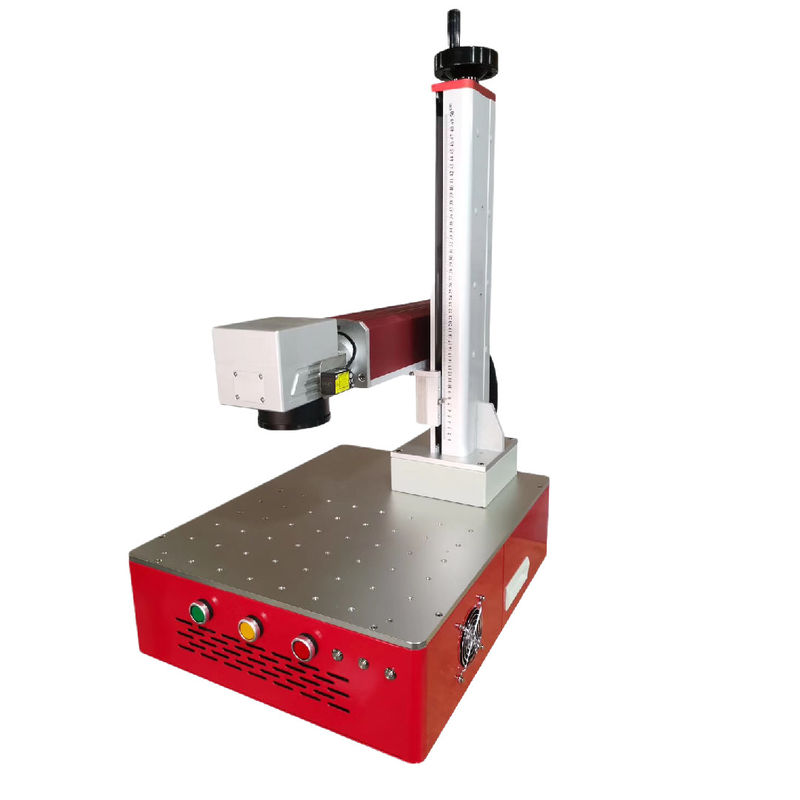 5mm Air Cooling 20KHz Fiber Laser Engraver Untuk Logam