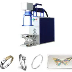 Mesin Penandaan Laser Serat Logam Warna Mopa 50W 3d