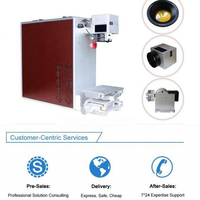 Mesin Penandaan Laser Portabel 20W Untuk Logam, Pengukur Laser Genggam Untuk Logam