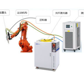 Robotic Arm 3D Processing Mesin Las Laser Otomatis 4000 watt