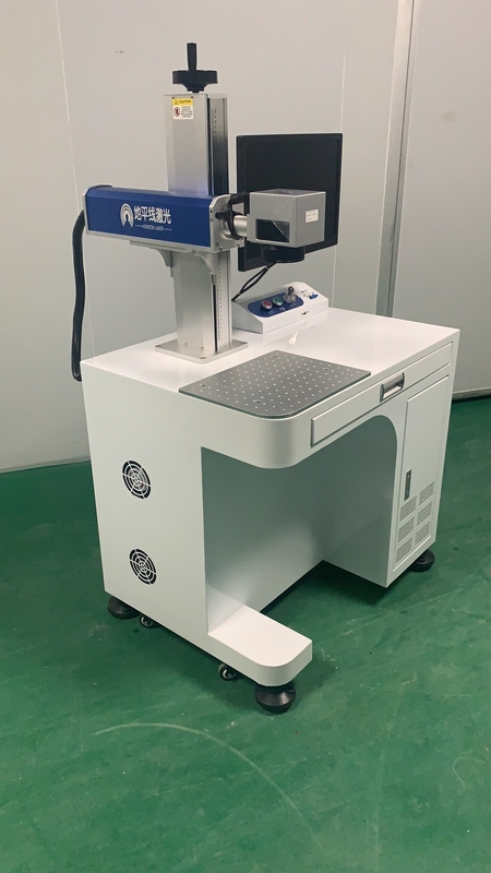 Rotary 0.5ms 20W 30W Fiber Laser Marking Machines Kontrol EZCAD