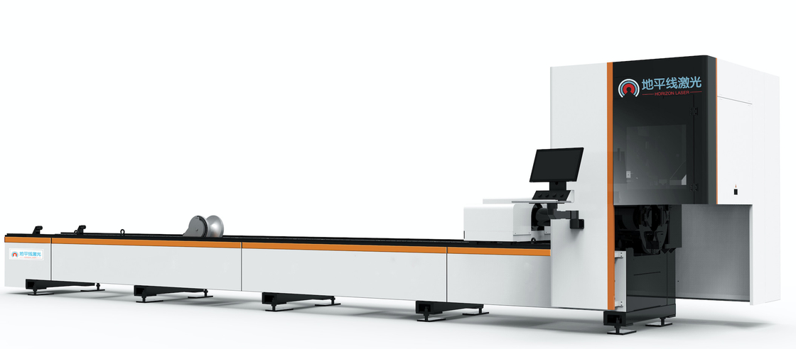 Mesin Pemotong Laser Pipa 6KW Auto Focus Chuck Clamping